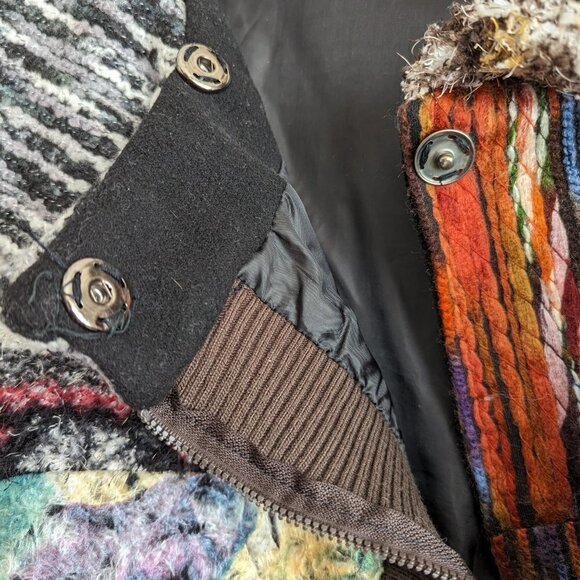 Adore multicolored asymmetrical zip jacket - Picture 7 of 7